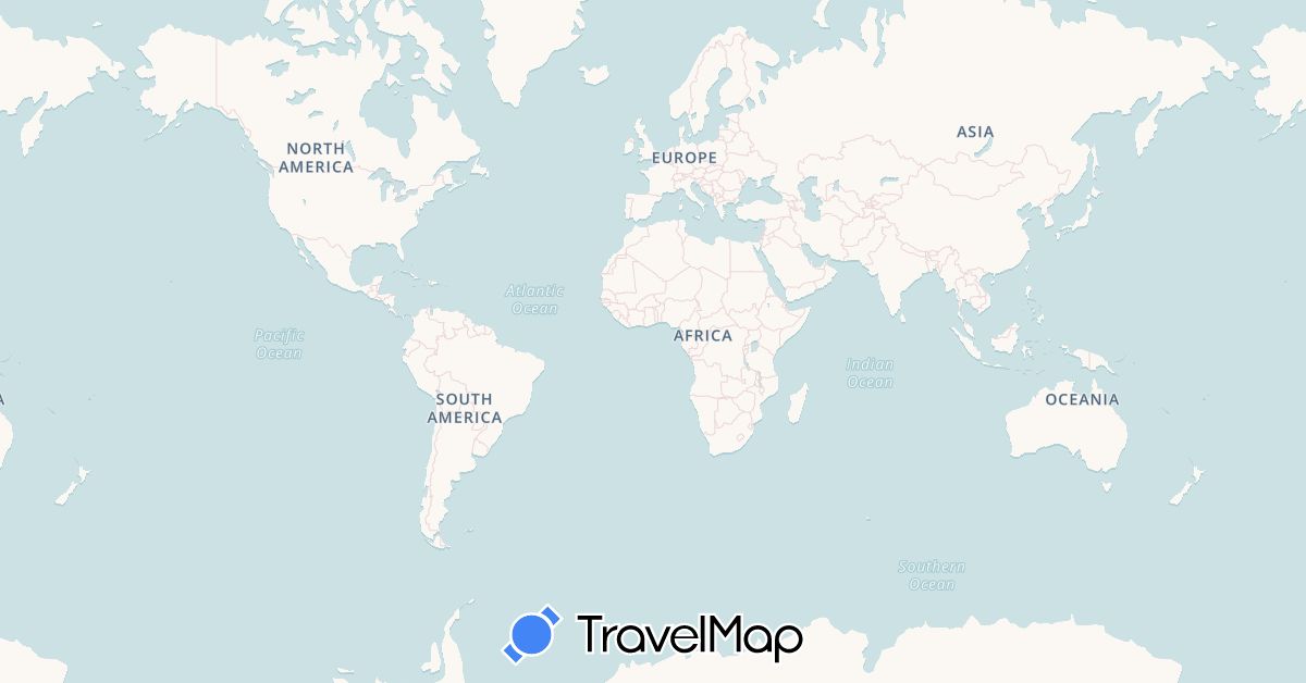 TravelMap itinerary: driving, boat - return trip, boat- outbound in United States (North America)